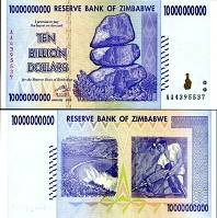 *10 miliárd Dolárov Zimbabwe 2008, P85 UNC - Kliknutím na obrázok zatvorte -